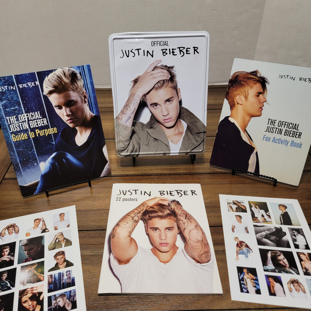 2016 Official Justin Bieber Fan Pack Tin - NEW, Opened.