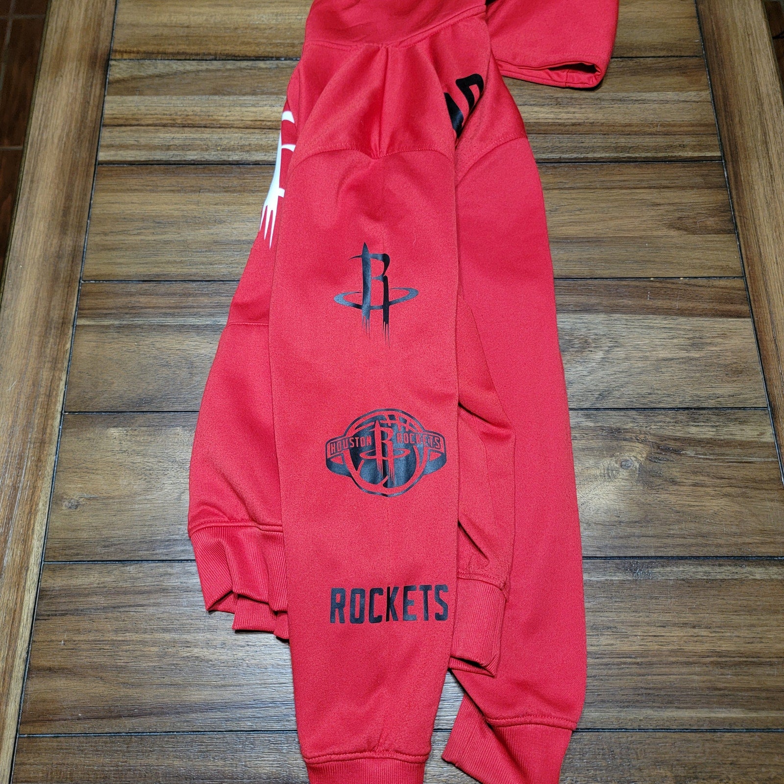 UNK x NBA Red LS Unisex Hoodie Houston Rockets - Size Large