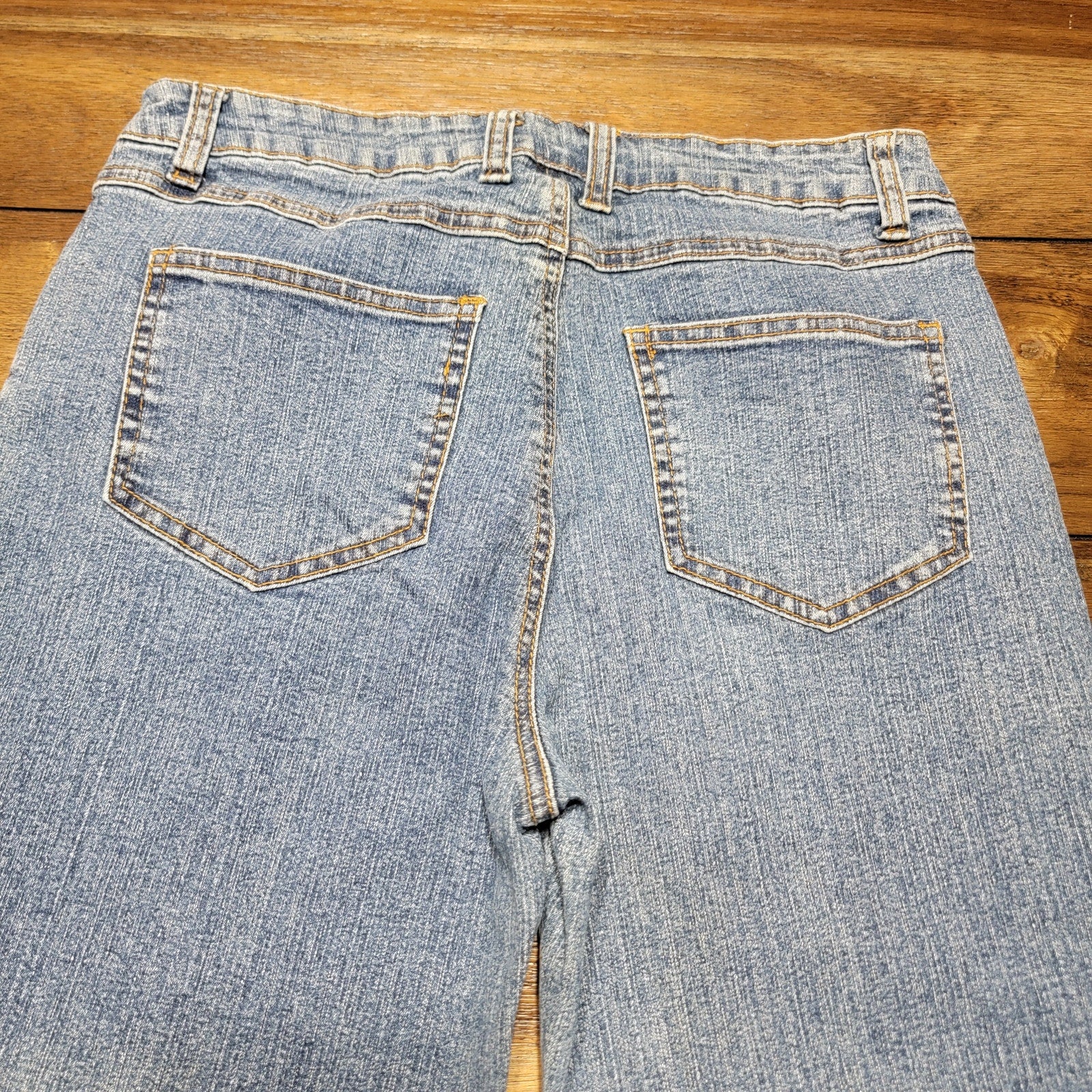 Andre Bini Boot Cut Denim Jeans w/ Studs & Embroidery - Size 6