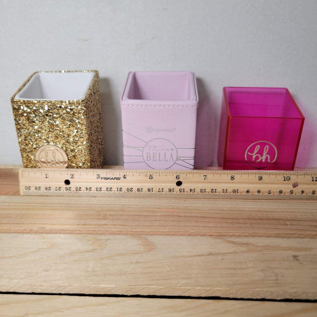3 Pc BH Cosmetics Brush Holders