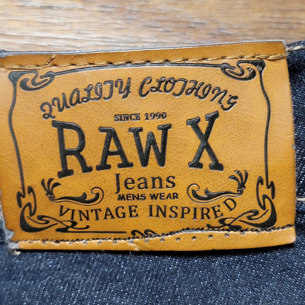 Raw X Dark Wash Carpenter Straight Jeans - Size 36 Skinny