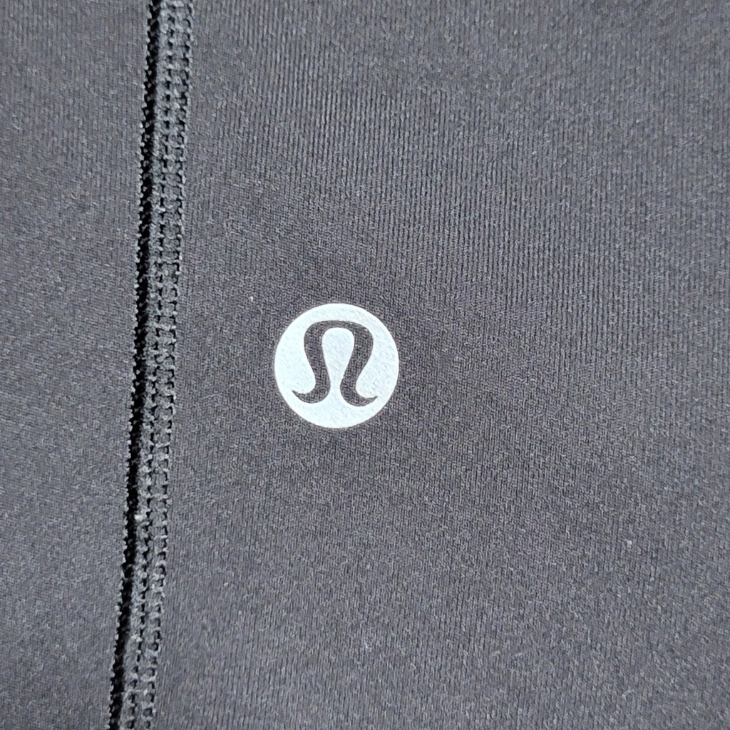 Lululemon Black Leggings w/ Zipper Pouch - Size 8
