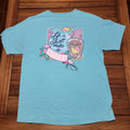 Girlie Girl Originals Blue Tee "Life Is Short.." - Size Large