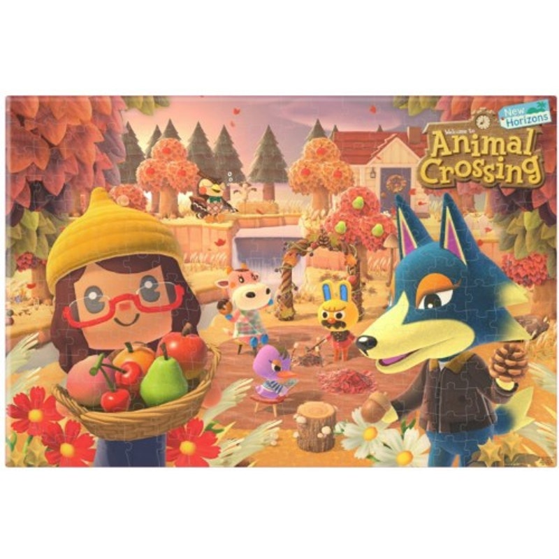 Animal Crossing: "Fall" Themed 250 Pc Puzzle in a Orange Collector Tin
