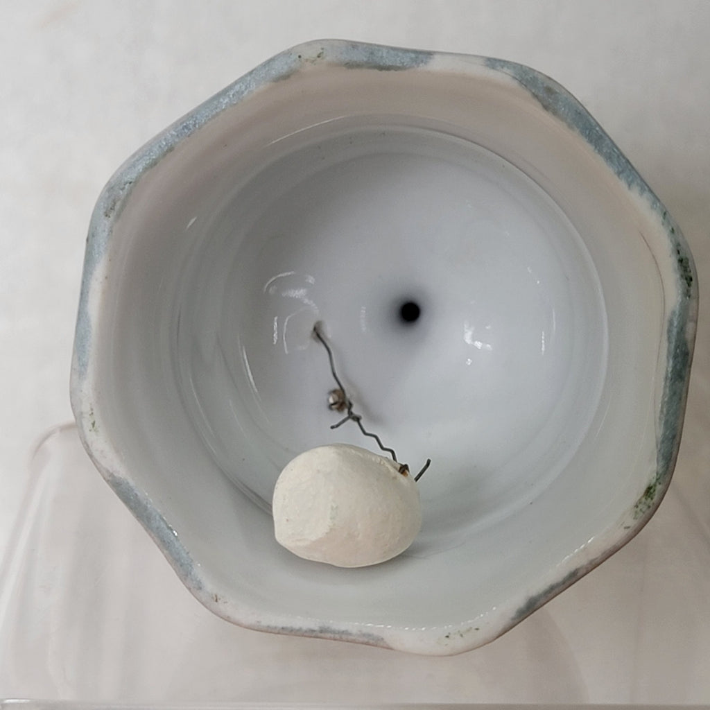 Mississippi Ceramic Souvenir Bell w/ Flowers