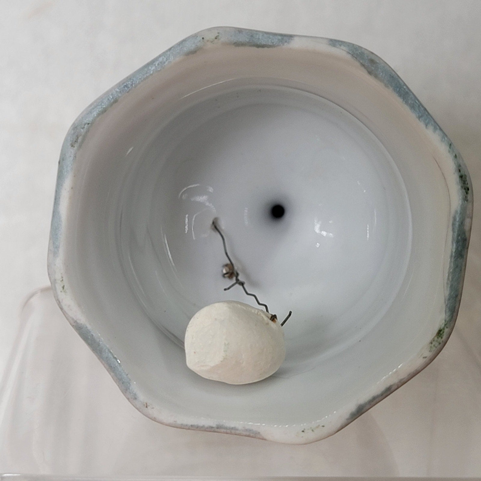 Mississippi Ceramic Souvenir Bell w/ Flowers