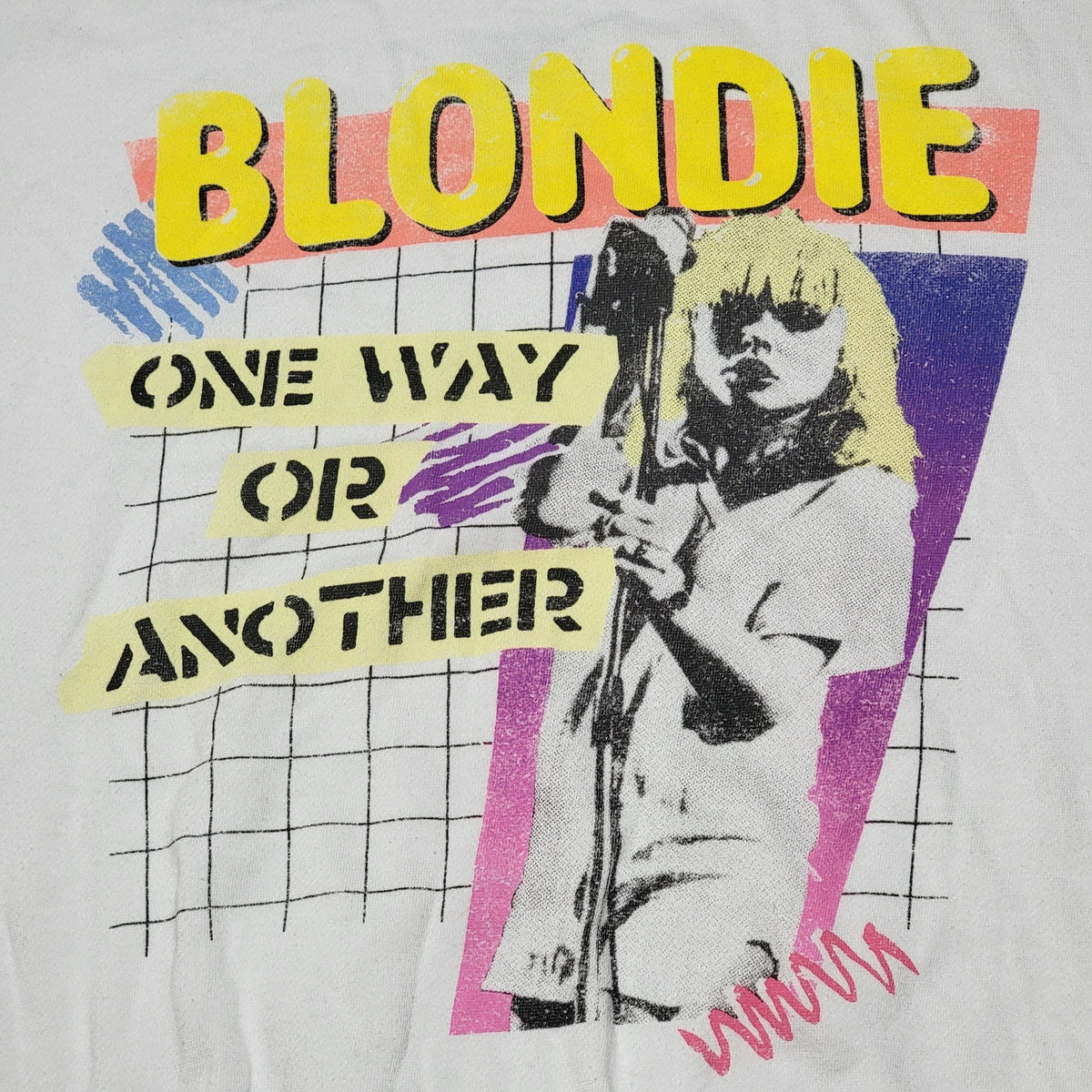 Blondie LS White Pullover Sweatshirt "One Way Or Another" - Size XL