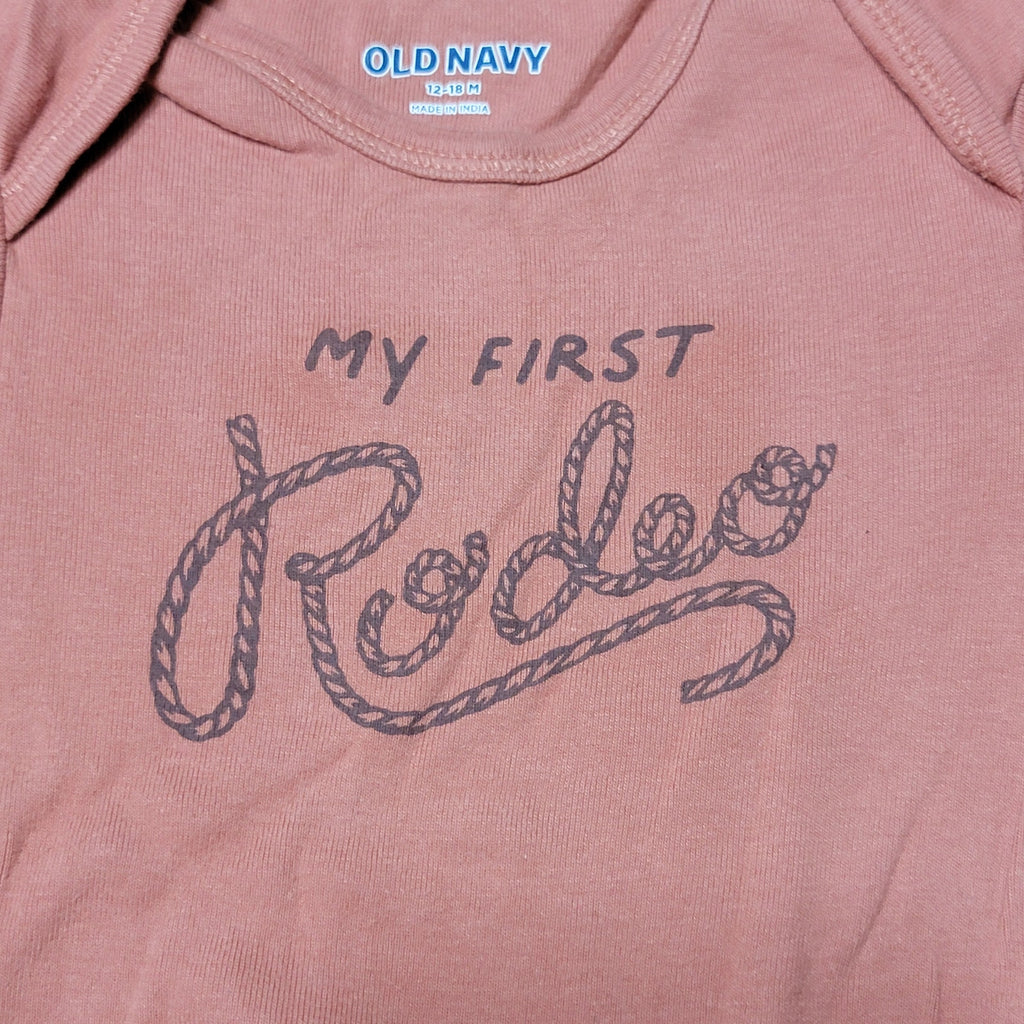 Set of 2 Infant Rodeo Bodysuits - Size 12-18M