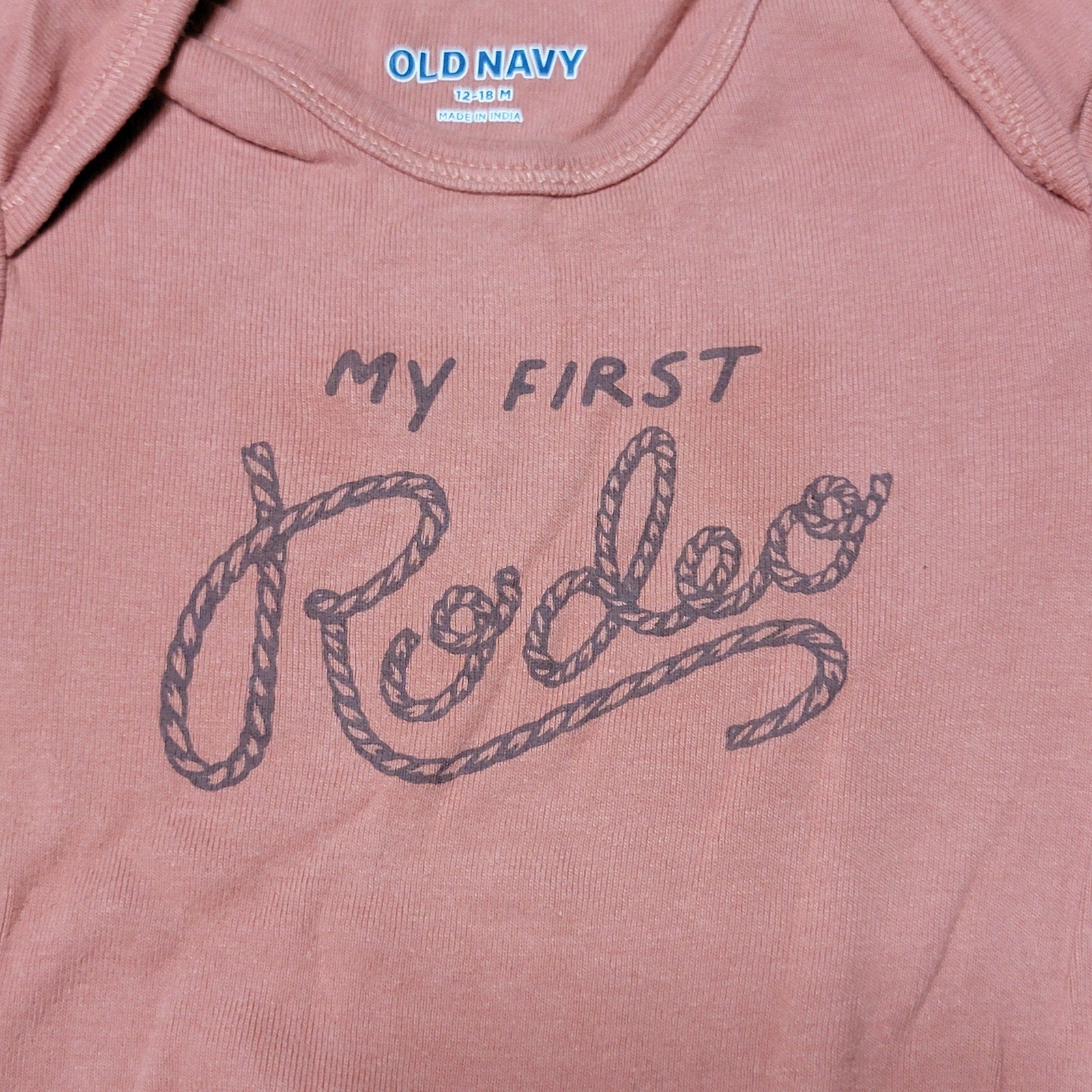 Set of 2 Infant Rodeo Bodysuits - Size 12-18M