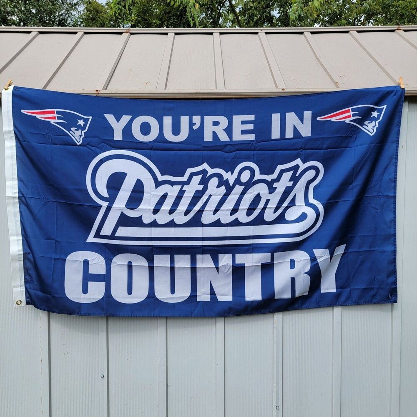 New England Patriots Collector Set: Banner, Flag & Mini Helmet