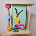 Fisher Price Wooden Activity Triangle 3-Sided Toy - For Baby & Infant 6M+