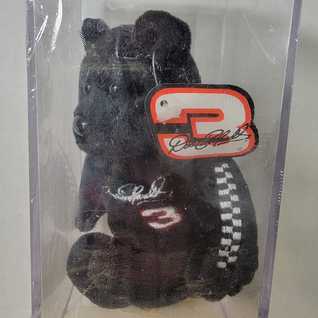 VTG Gold N Bears Plush Dale Earnhardt Sr #3 Bear in Display Case - NEW / SEALED
