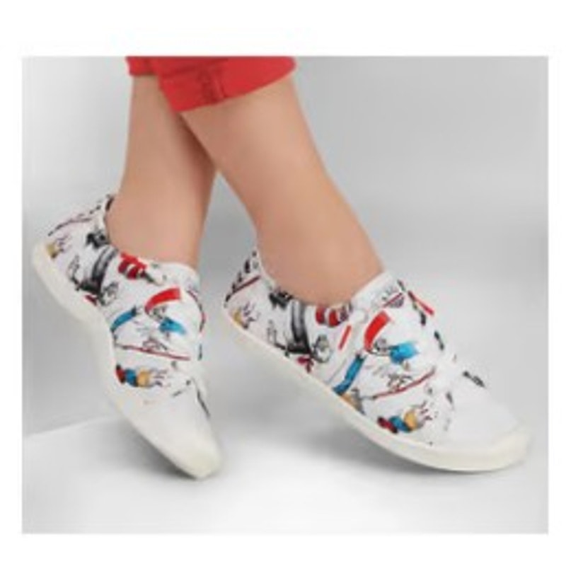 Dr. Seuss X Skechers Bobs Beach Bingo "Things Fall" Sneakers - Size 8