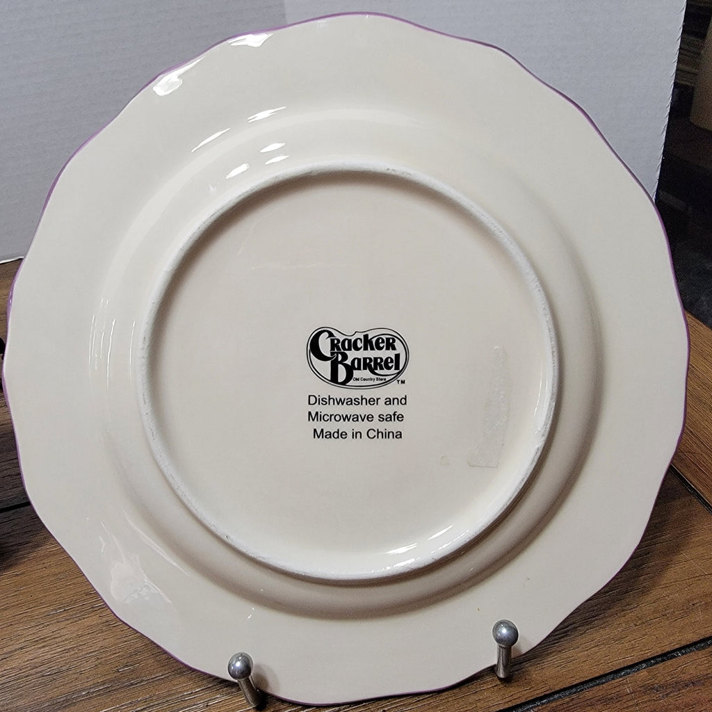 Set of 3 Cracker Barrel Positive Sayings Floral Plates