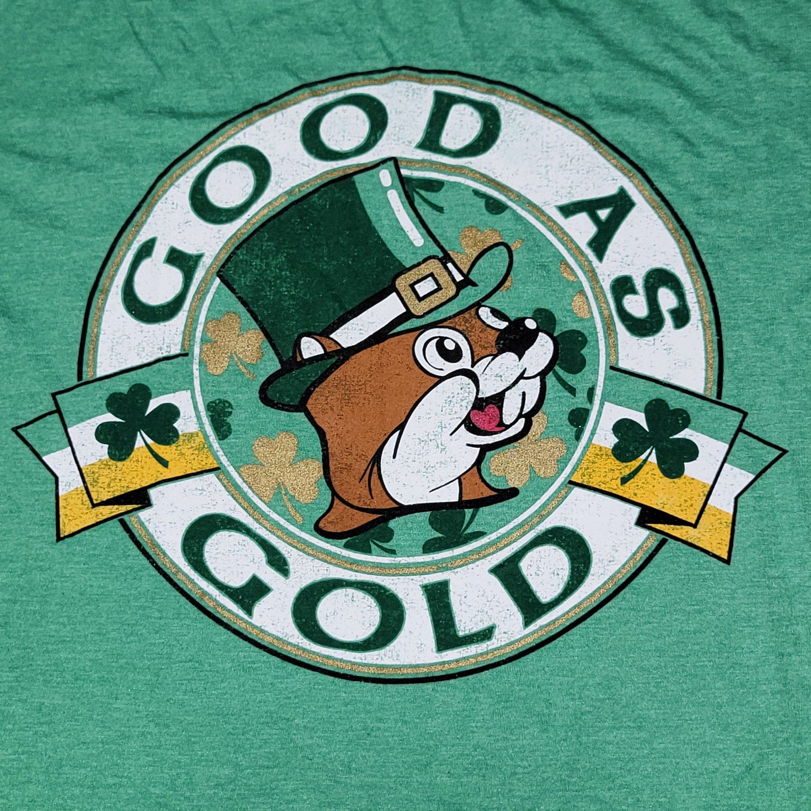 Buc-ee's Green St. Patrick's Day Unisex Tee "Good As Gold" - Size AXL
