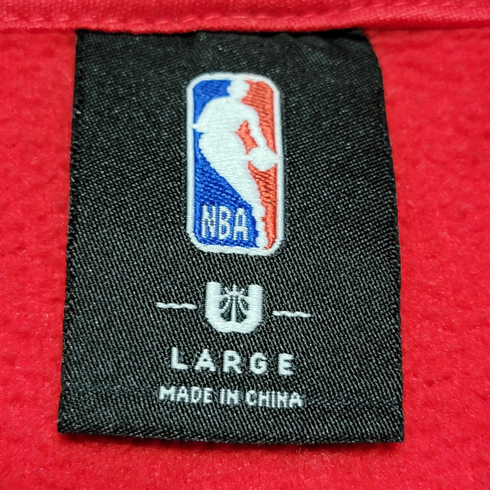 UNK x NBA Red LS Unisex Hoodie Houston Rockets - Size Large