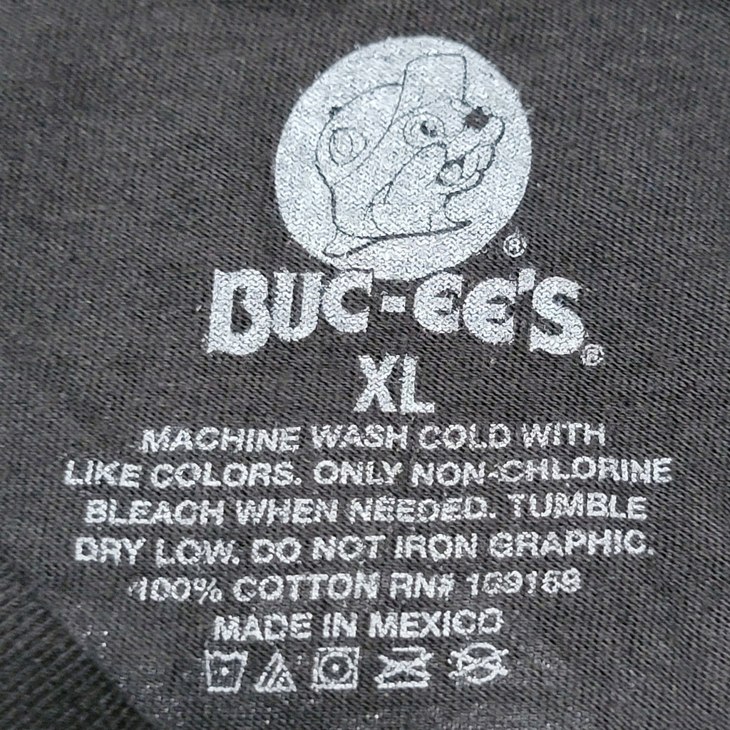 Buc-ee's Halloween Black Unisex Glow-In-The-Dark Tee "Boo Crew" - Size XL