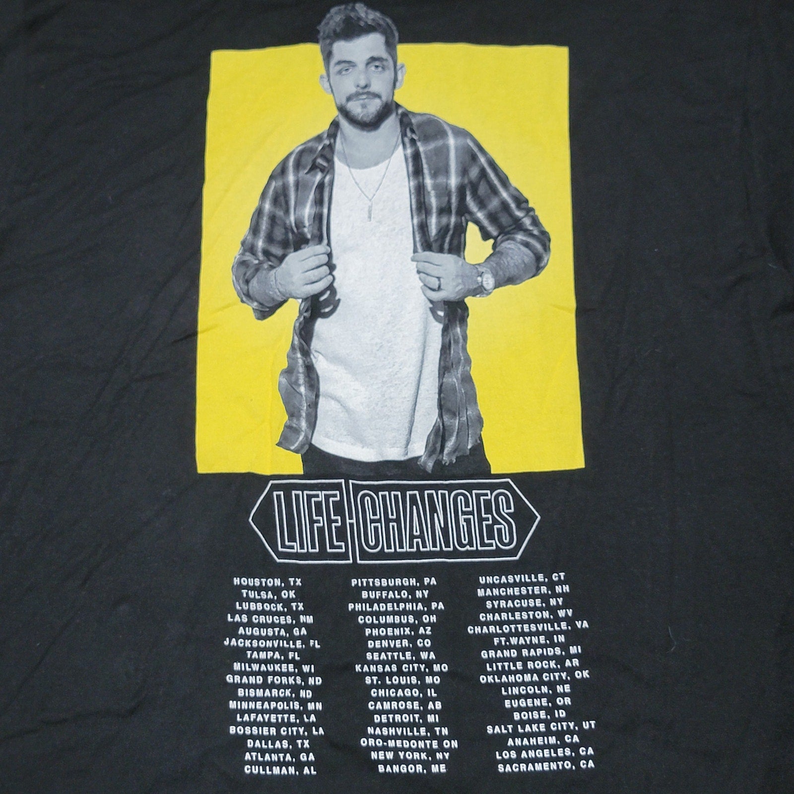 Thomas Rhett "Life Changes" Tour 2018 Unisex Tee - Size XL