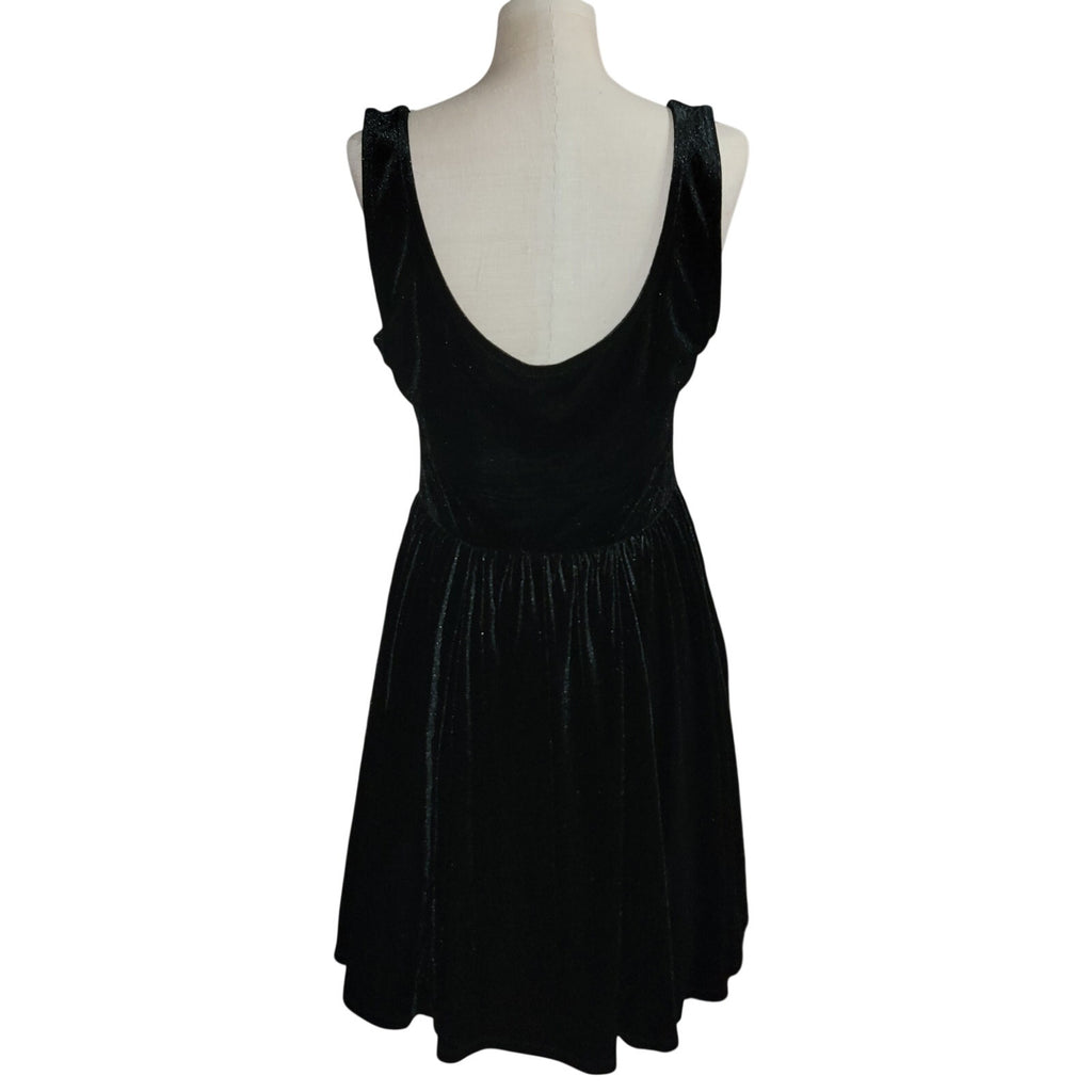 Retro Chic by Torrid Black Velvet Dress - Size 0