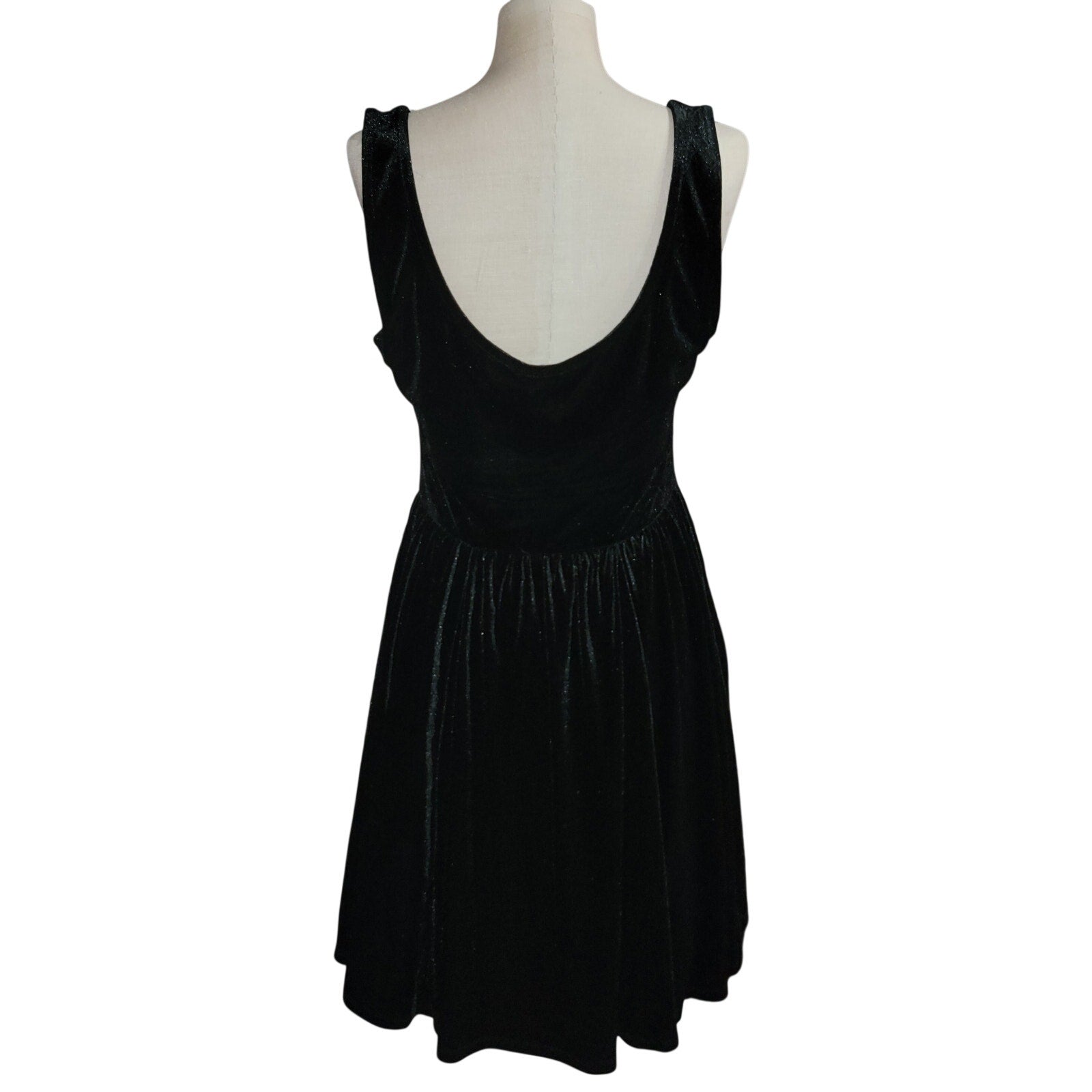Retro Chic by Torrid Black Velvet Dress - Size 0
