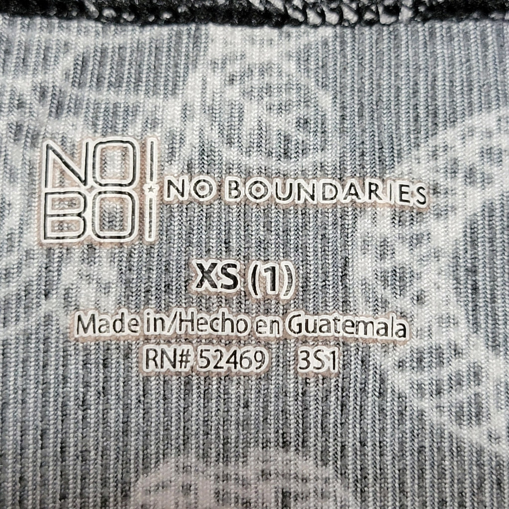 No Boundaries Ribbed Black LS Shirt Snakes, Suns & Roses - Size XS (1)