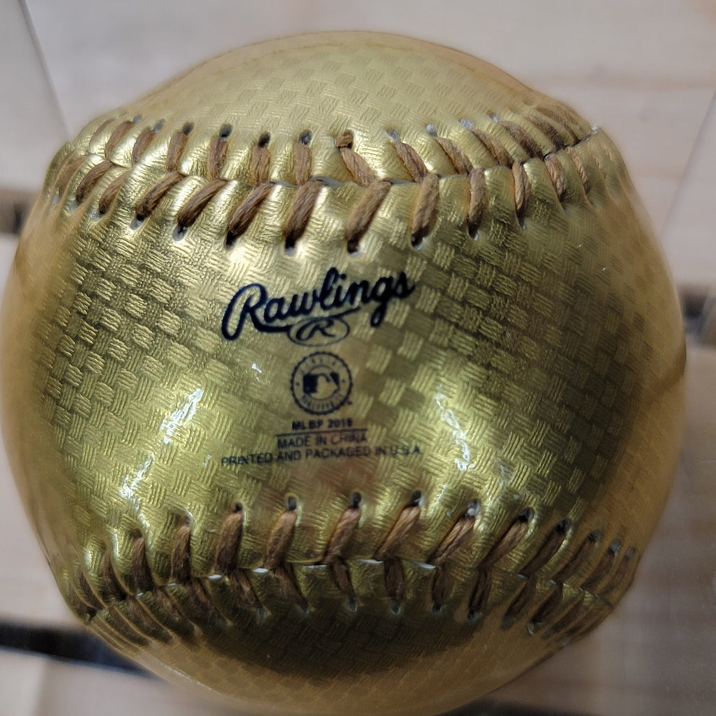 Rawlings Houston Astros Apollo 11 50th Anniversary Golden Baseball