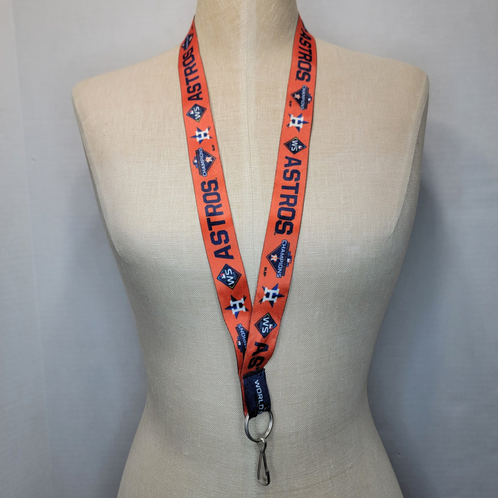 World Series Houston Astros Lanyard & Houston Texans Wristlet Key Ring