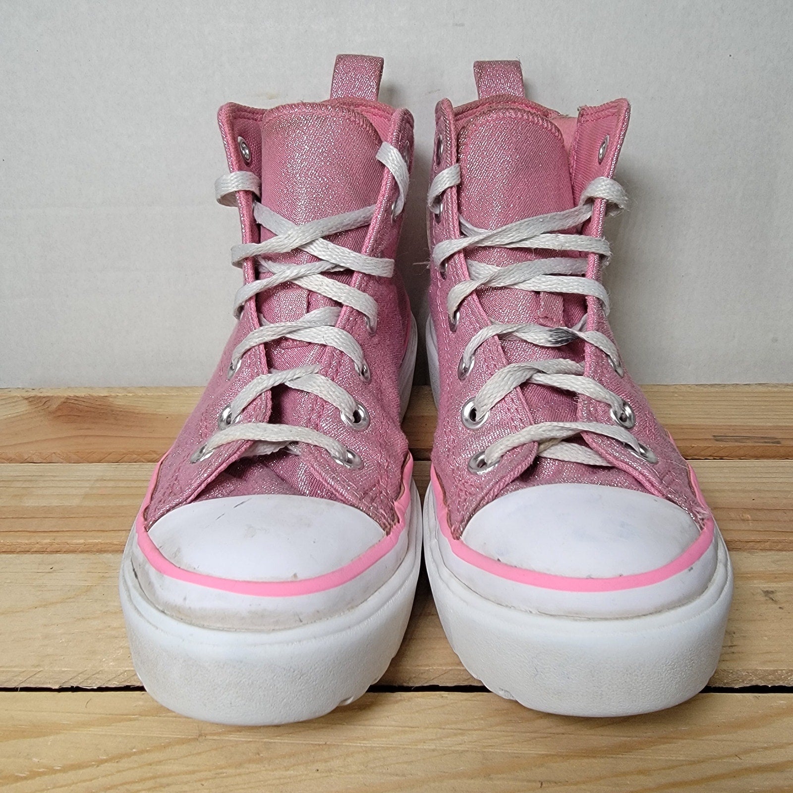 Converse Chuck Taylor All Star Lugged Lift Platform Prism Glitter - Size Youth 3