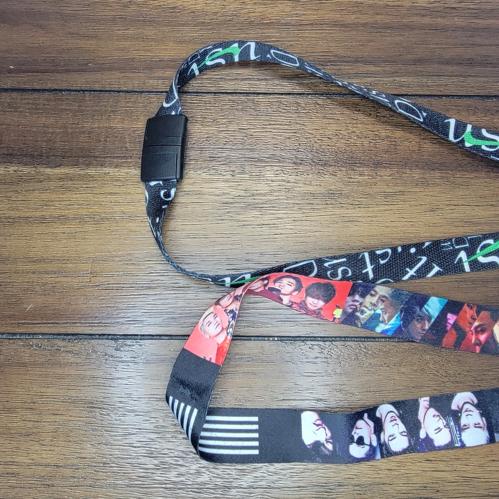 Set of 2 Lanyards: Black Nike & BigBang