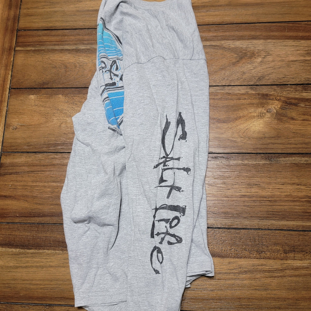 Salt Life LS Grey Unisex Tee "Get Hooked" - Size Medium