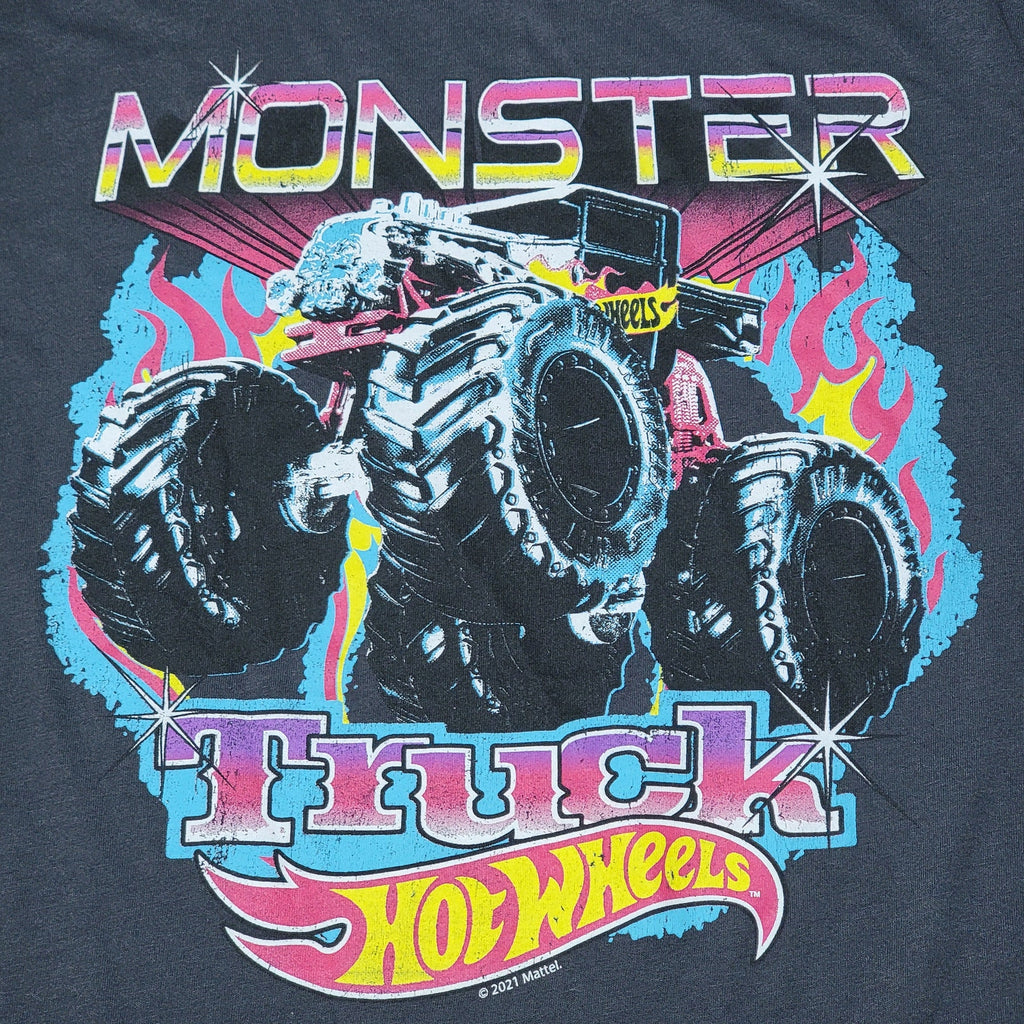 Old Navy Black Unisex Tee "Hot Wheels Monster Truck" - Size Small