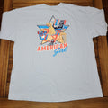 Girlie Girl Originals Blue Tee "All American Girl" Beach Set - Size XXL