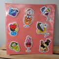 BT21 Stickered Orange 1.5" Binder