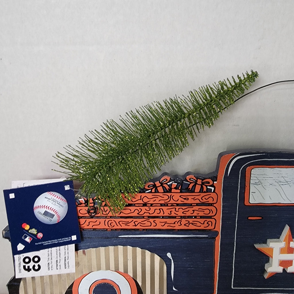 FOCO MLB Merch Houston Astros Christmas Truck Sign - NWT