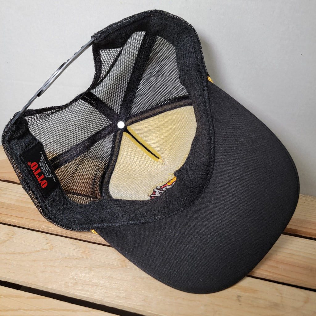 Raising Cains Black Snapback Trucker Hat