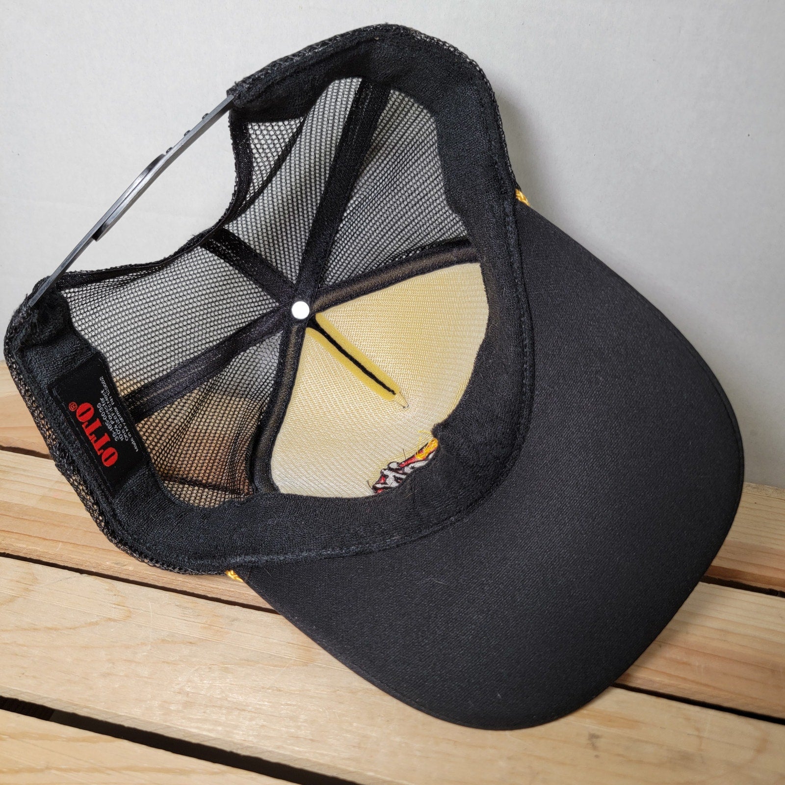 Raising Cains Black Snapback Trucker Hat