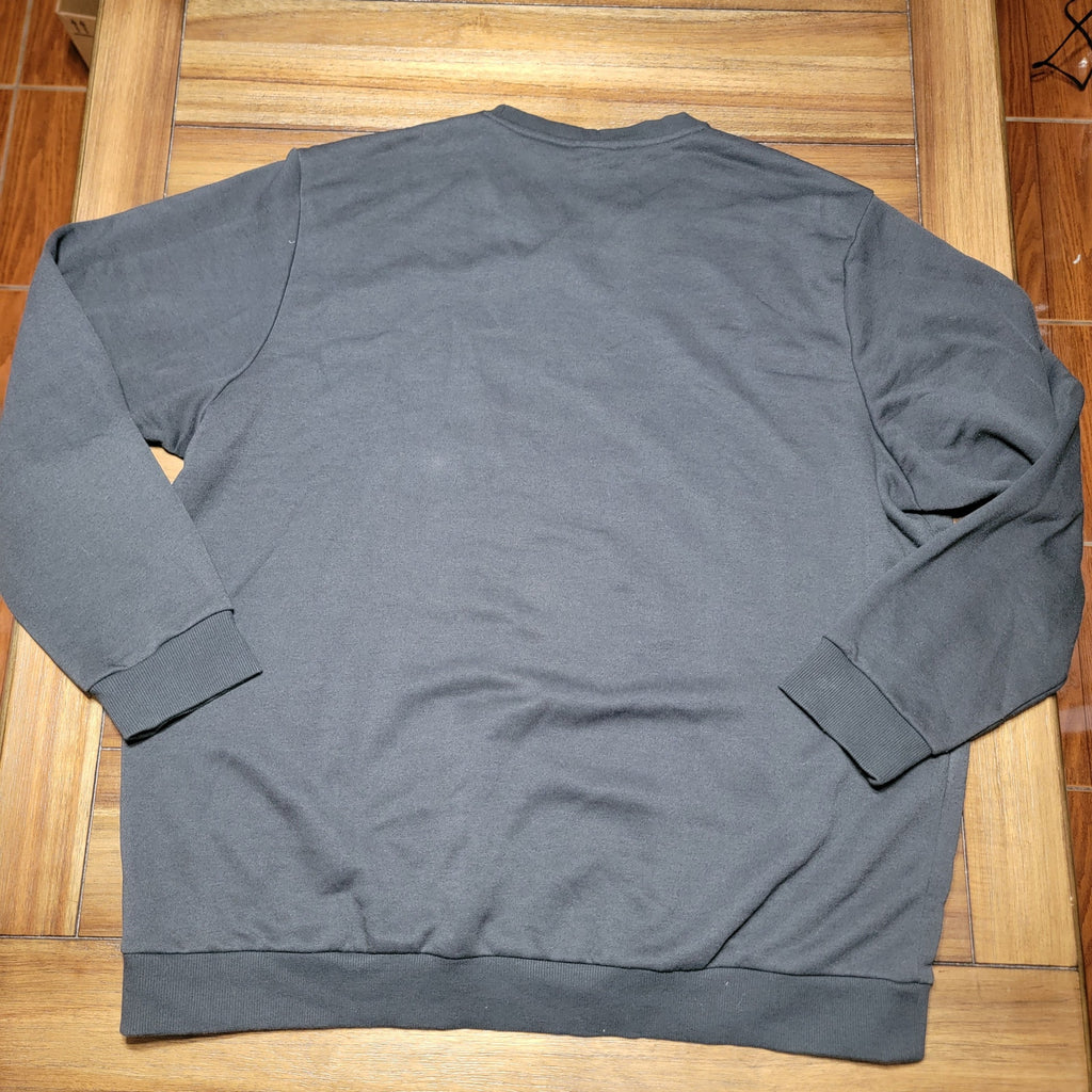 Adidas Oversized Black LS Unisex Sweat Shirt - Size 2XL