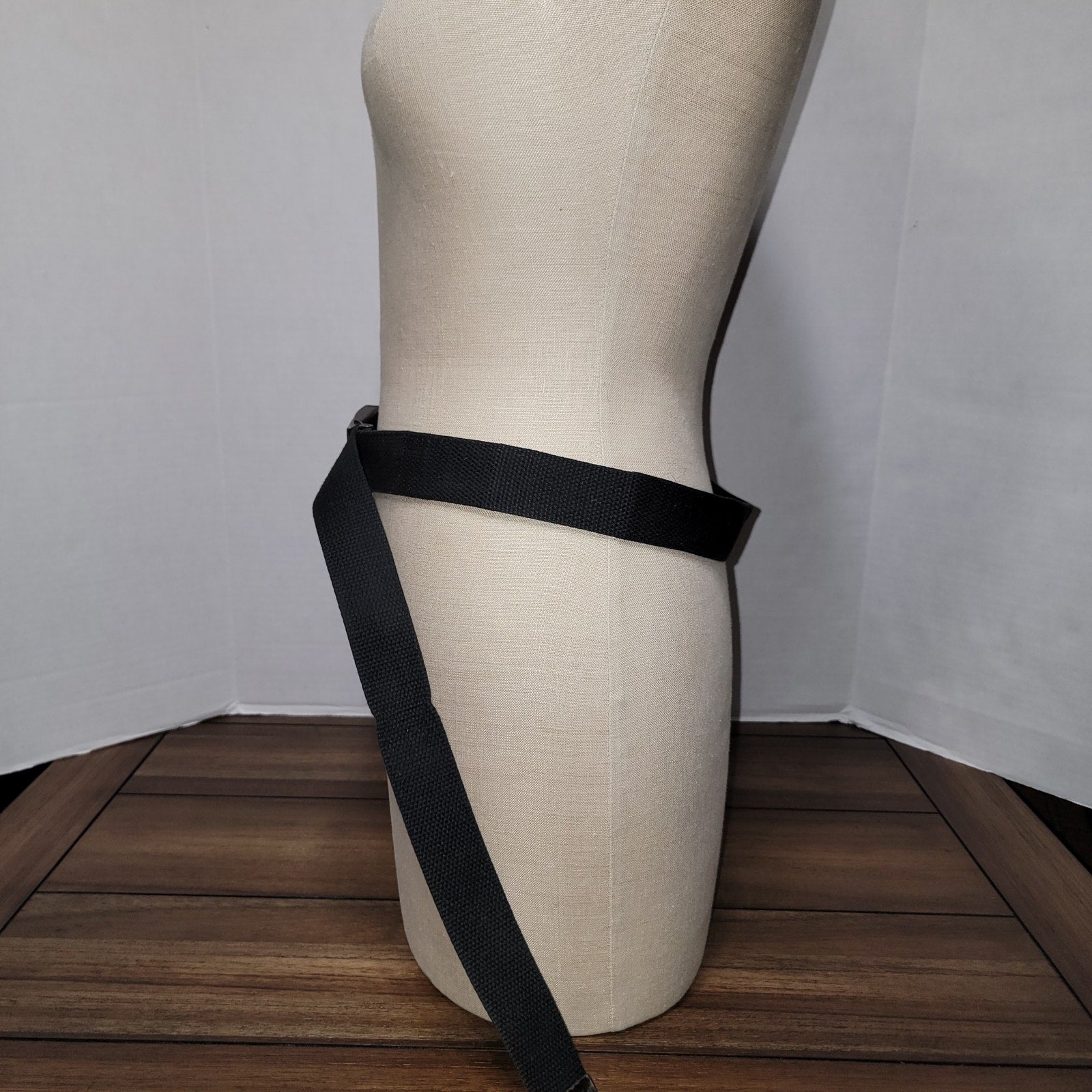 Nike Black Fabric Belt 48.5"