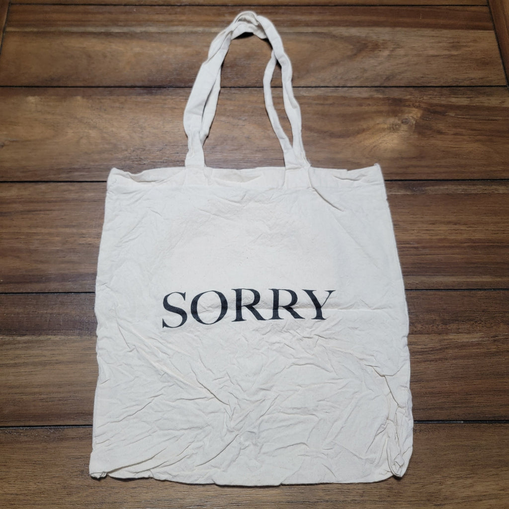 Justin Bieber Thin Canvas Tote "Sorry"