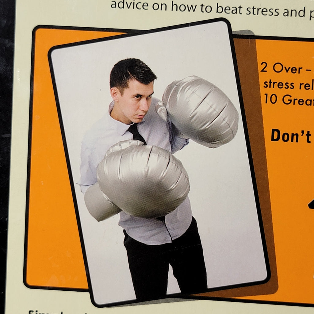 Office Anger Management Kit: Giant Inflatable Boxing Glove Set - NEW