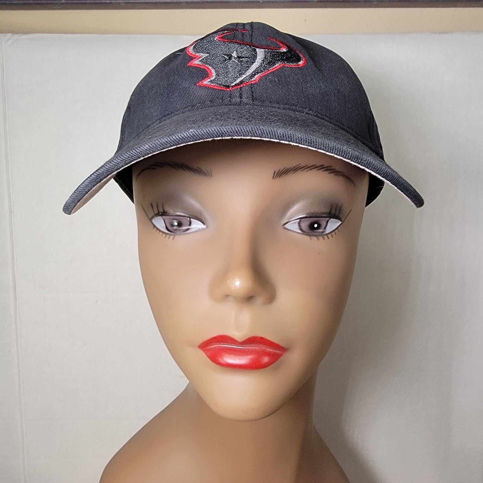 NFL Team Apparel Houston Texans Black Adjustable Ballcap