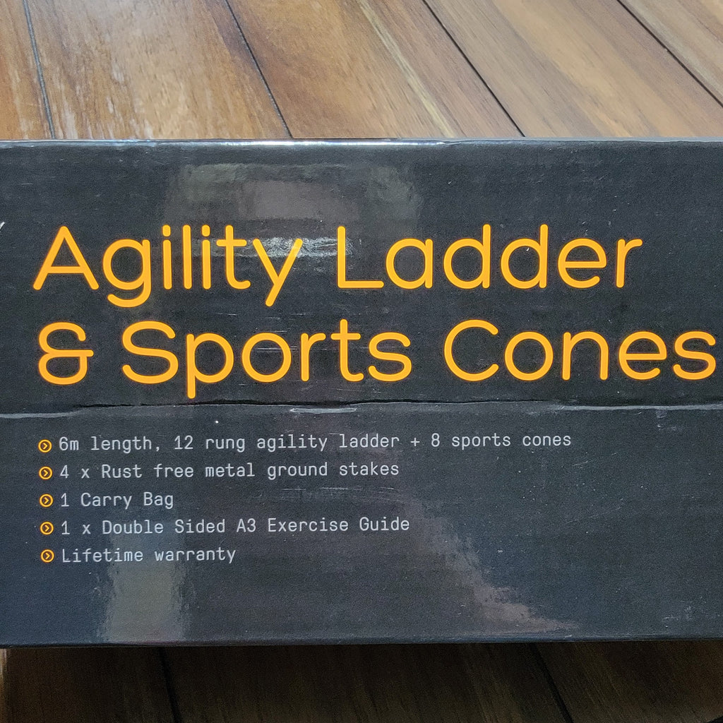 Mantra Sports Agility Ladder & Sports Cones in Carrying Bag - NEW