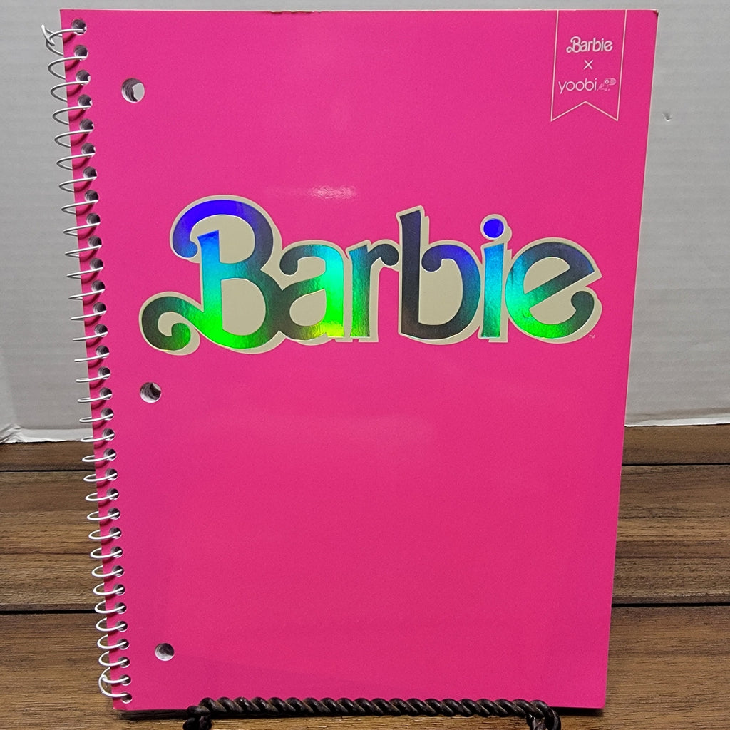 3 Pc Barbie Notebooks: Spiral, Composition & Journal - NEW
