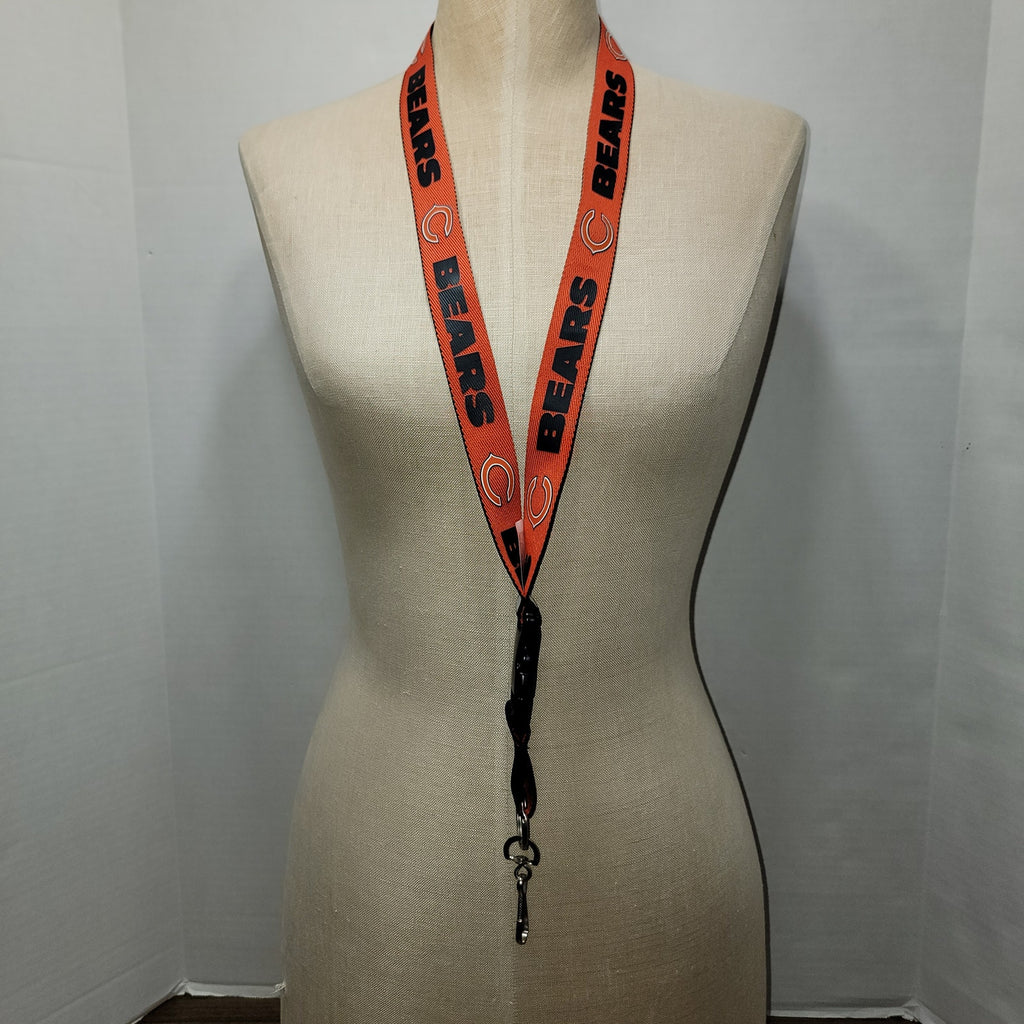 Chicago Bears Reversable Lanyard w/ Removable Clip - NWOT