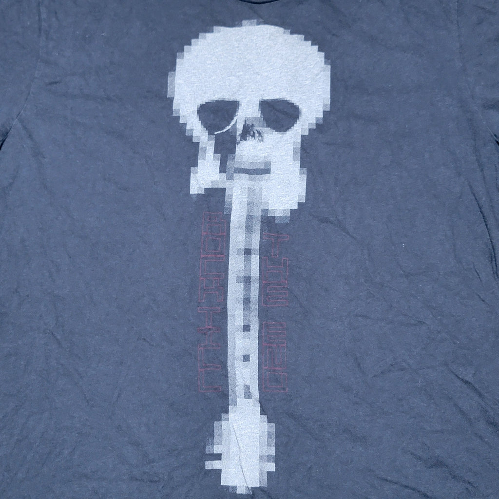 Levi's Black Unisex Tee Skull Guitar - Size Large