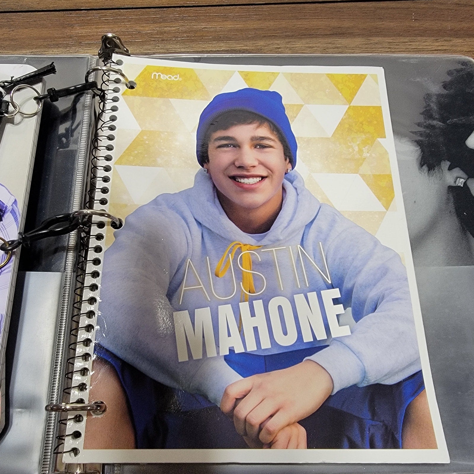 Austin Mahone 1" Binder, 3 Composition Notebooks, 2 Bags & 1 Spiral Notebook