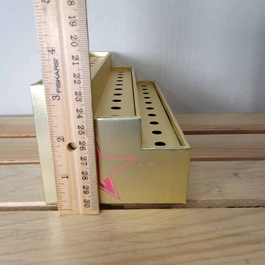 Gold Jeffree Star Cosmetics Makeup Display Holder - NWOT