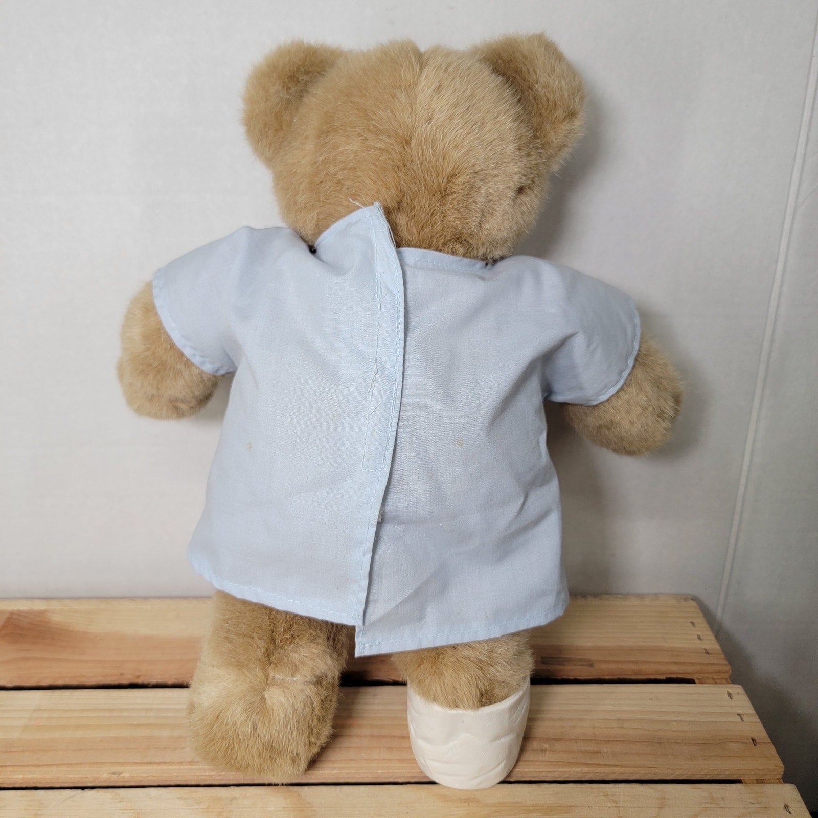 RETIRED Jerry Elsner "Get Well" Plush Teddy Bear w/ Foot Cast