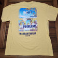 Margaritaville Destin Yellow Unisex Tee "No Shoes No Shirt No Problem" - Size XL
