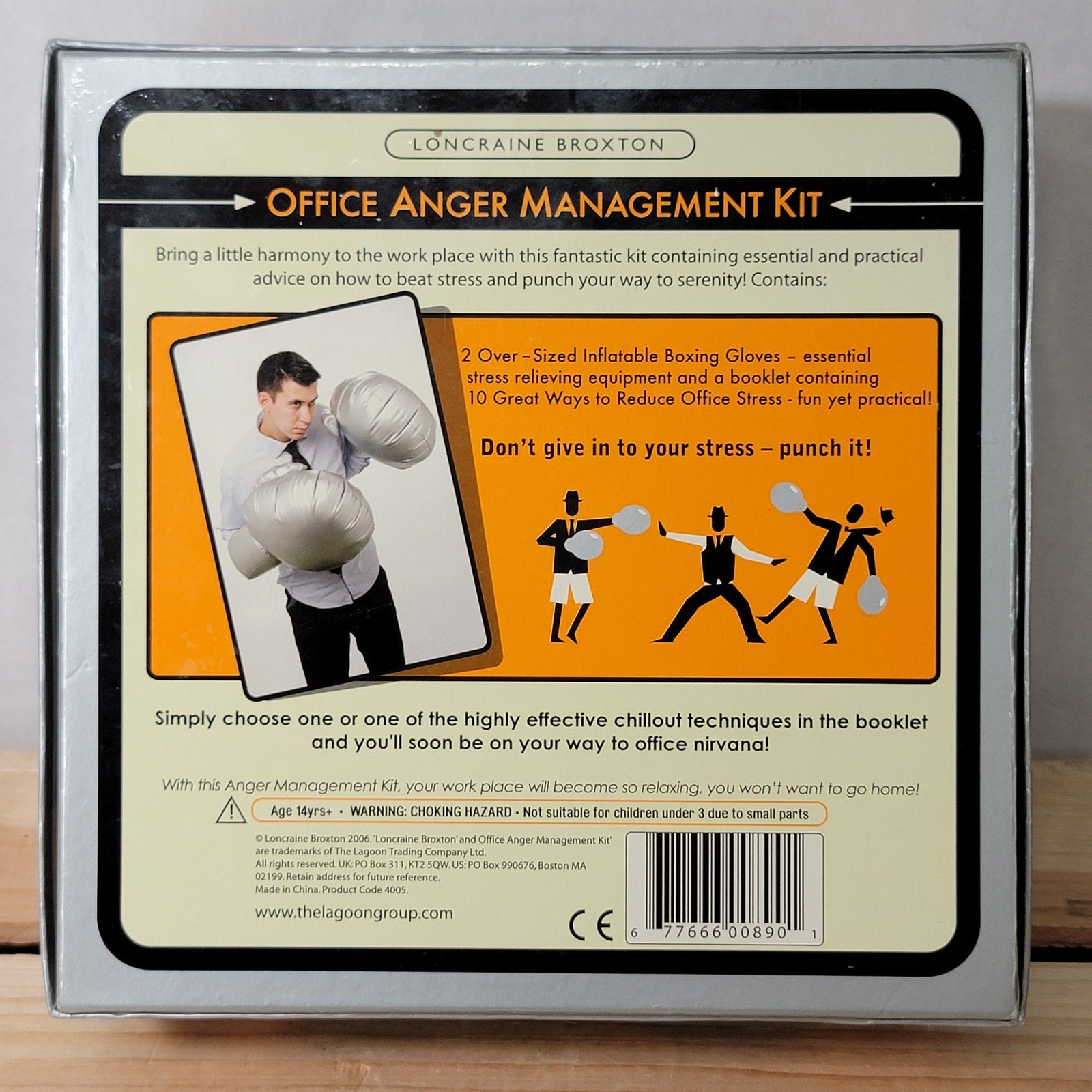 Office Anger Management Kit: Giant Inflatable Boxing Glove Set - NEW